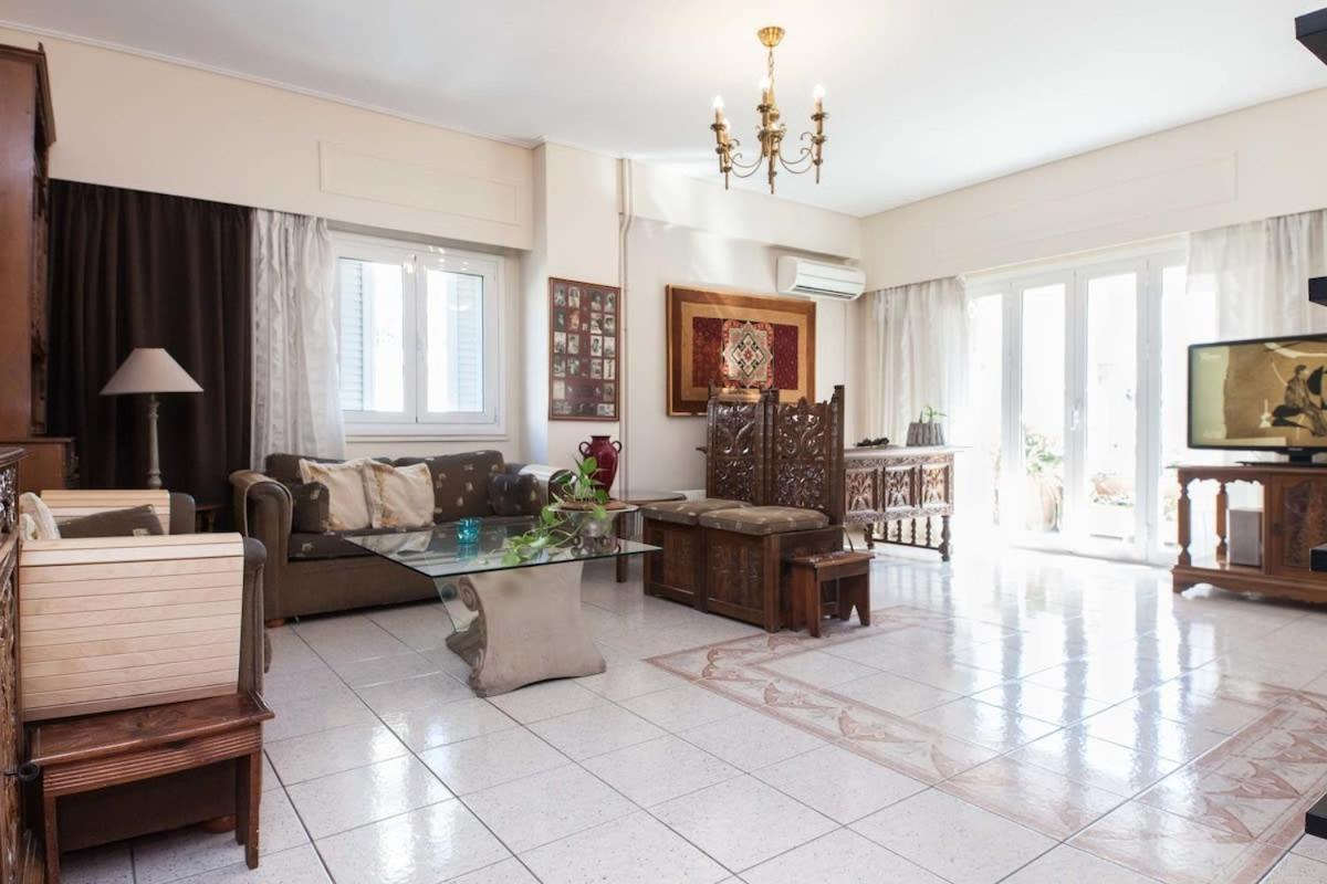 Classical Beauty 3bd In Peacefull Nea Filothei Apartment *